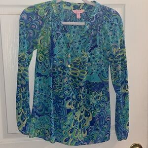 Lilly Pulitzer silk shirt